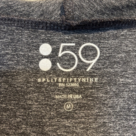 Splits59 Women's Grey Cowl Neck Pullover Petal Hem Hoodie - Medium - Picture 3 of 7